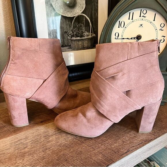 Report pink/mauve heeled booties 8.5 - Picture 6 of 10